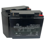 Invacare Lynx SX3 Battery Replacement Kit, also fits At'm Take Along Chair Model Battery