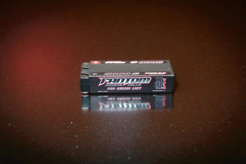 Fantom 5000mAh 150C 2S LCG MVS 5.0 PRO HV Silicon Graphene LiPo Shorty Battery Battery