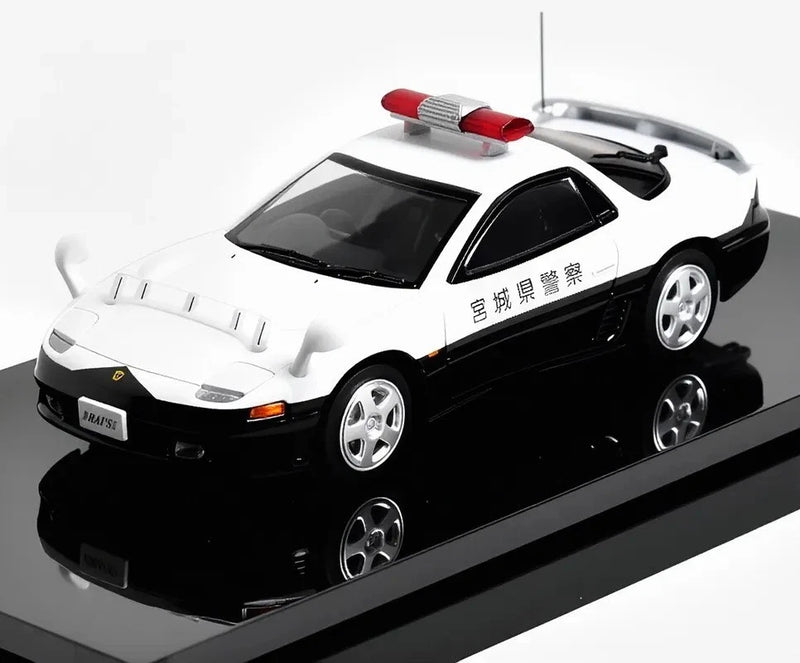 Hobby Japan 1:64 White GTO Police Sports Model Diecast Metal Car