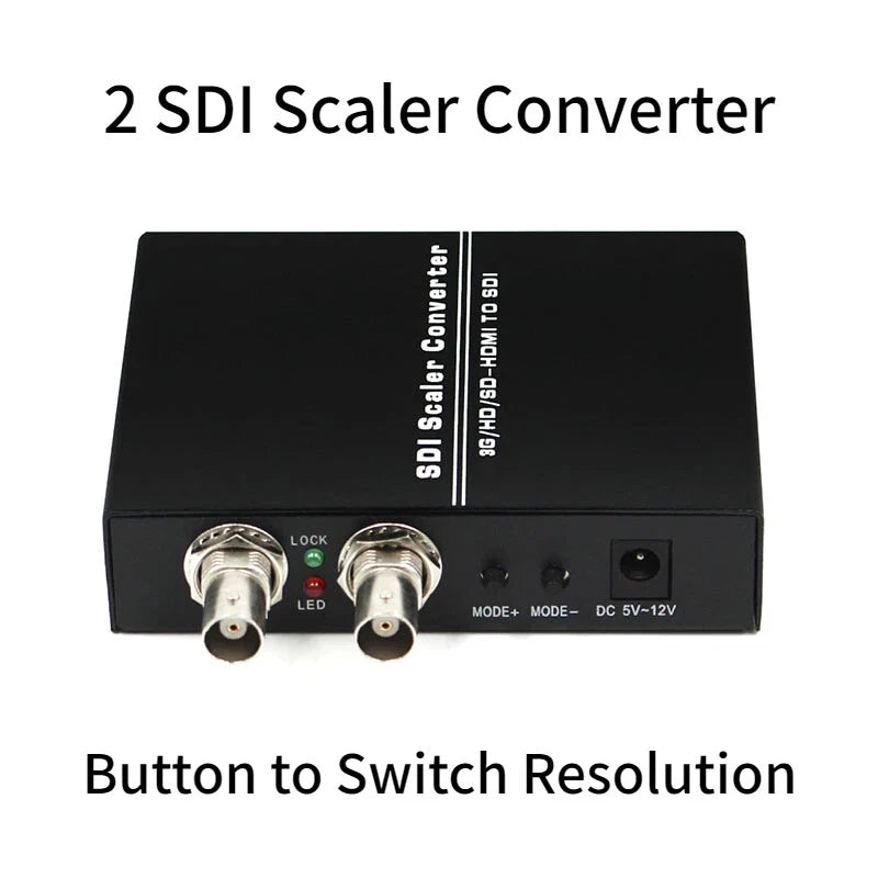 HDMI to SDI Scaler Converter Full HD 3G/SD/HD HDMI to Dual SDI Video Adapter