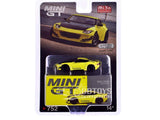NISSAN Z "PANDEM" IKAZUCHI YELLOW 1/64 DIECAST MODEL CAR BY MINI GT MGT00752