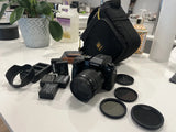 Panasonic Lumix G7 4K Camera Bundle + 12-60mm Lens + 5 Batteries