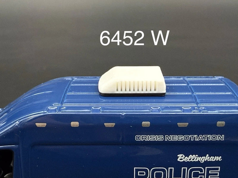 1/64 Scale Model AC Unit RV Roof Fire Truck Command Post 6452 White