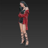 1/18 Miniatures Sexy Skirt Girl Scene Prop Figures For Cars
