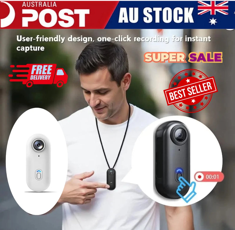 4K Mini Action Camera Helmet Cam for Motorcycle Bike Outdoor Sports Body Cam