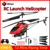 Wltoys RC Helicopter V398-C Launch Plane 6-Axis Gyro Pressure Altitude Aircraft