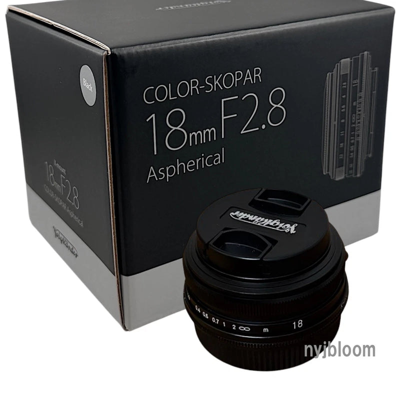 New VOIGTLANDER COLOR-SKOPAR 18mm F2.8 X Mount Lens APS-C Manual Focus BLACK