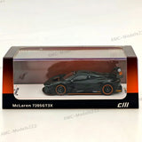 1/64 CM 720S GT3 X Super Racing Sports Black Diecast Model Car Limited