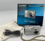FUJIFILM FINEPIX AV150 14MP Compact Digital Camera HD Video Tested
