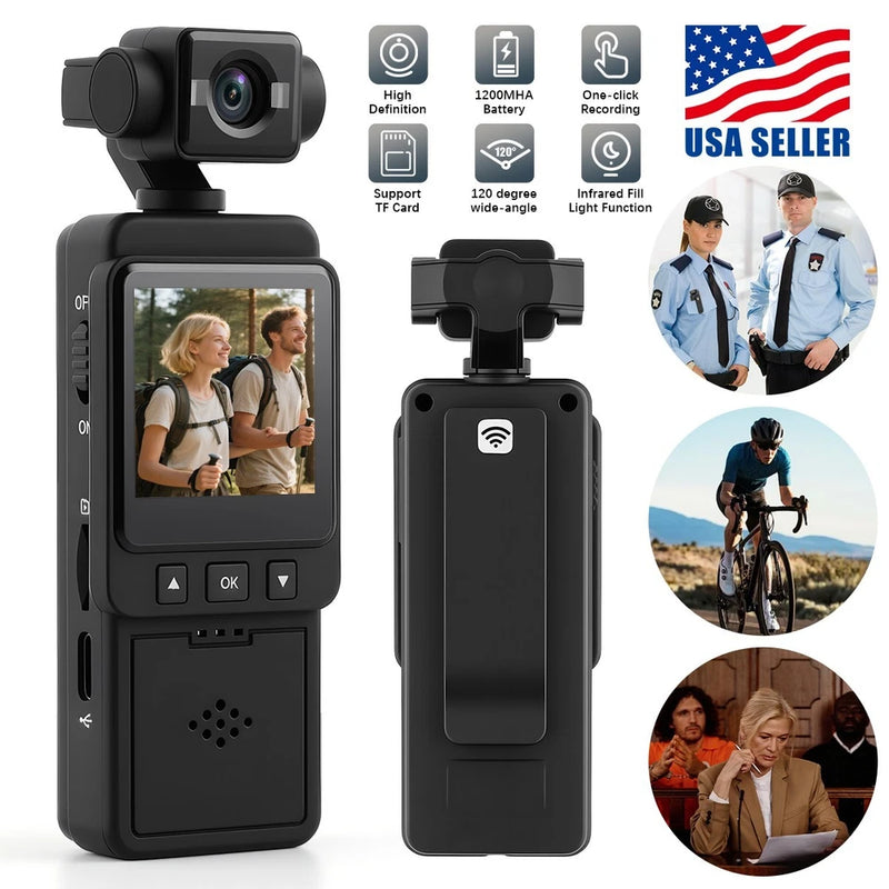 WiFi Pocket Action 1080P Camera 270?? Rotation Vlog Camera Handheld DV Sports Cam