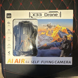 X33 Drone Ready to Fly 4K HD Camera Obstacle Avoidance App/Remote Control
