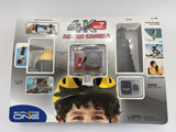 4K WiFi action camera retail box with floating handle and 32GB card