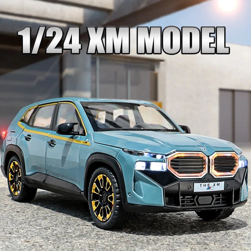 1:24  X5 X7 XM SUV Alloy Diecast Model Car Toy Gift For Kids