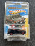 Hot Wheels 2011 New Models A-Team Vehicle GMC Vandura Van Black Red Stripe Case