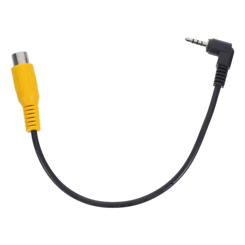 2 .5mm Video Cable Reverse Camera Converter Female Car Audio Input Adapters