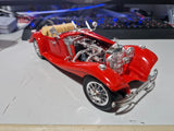 BBURAGO 1/18 MERCEDES BENZ 500K ROADSTER DIECAST MODEL CAR SPARES OR REPAIRS