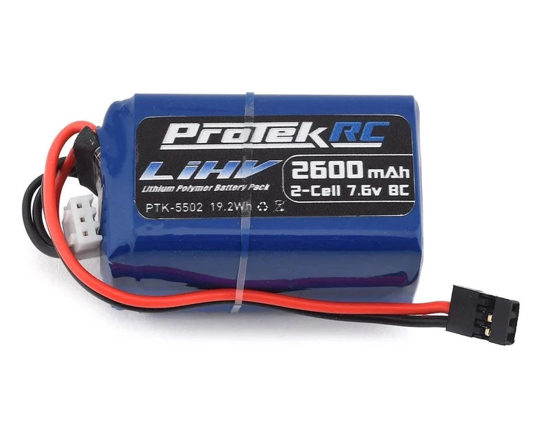 PTK-5502 HV LIPO HUMP/SHORT RECEIVER BATTERY PACK (KYOSHO/TEKNO) (7.6V/2600MAH) Battery
