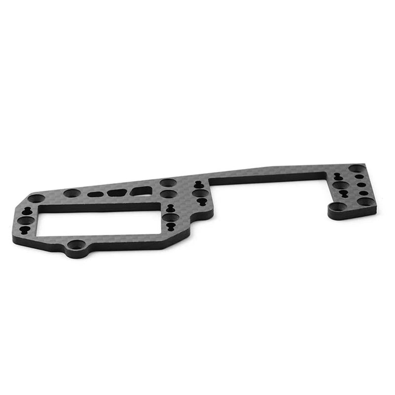 Carbon Fiber Servo Mount Plate Graphite Radio Plate RC Car for Kyosho MP10