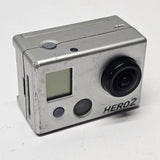 GoPro Hero 2 HD Camera Action Cam Silver (Camera Only) UNTESTED AS IS NO CHARGER