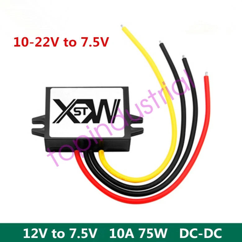 12V to 7.5V 10A 75W power converter buck module 10-22VDC to 7.5V