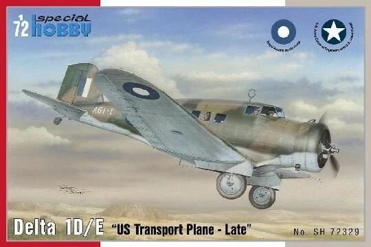 1/72 Special Hobby Delta 1D/E US Transport plane Plastic Model Kit