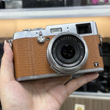 Fujifilm X100T 16.3MP Compact Digital Camera w/23mm f/2 Fixed Lens-Rare Brown