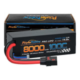 4S 14.8V 8000mAh 100C QS8 8AWG Hard Case Lipo Battery Powerhobby PHB4S8000100QS8 Battery