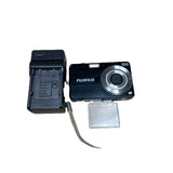 Tested Fujifilm FinePix J20 10.0MP Digital Camera Black Battery Charger *Read*