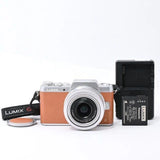 Good Condition Panasonic LUMIX DMC-GF7 Brown Lens Kit Japan