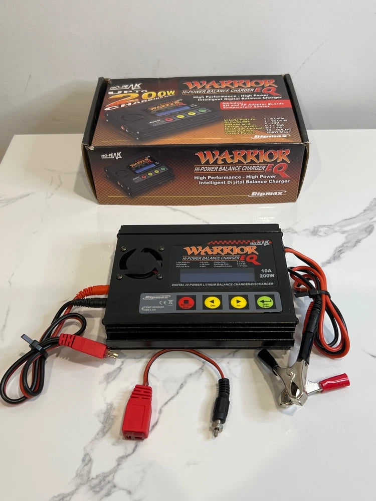 ProPeak Warrior EQ DC Multi-Charger, 200W/10A high-power digital balance charger Battery