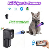 1080P HD Mini Action Camera ?C Portable Pet Cam with 160?? Wide Angle & WiFi