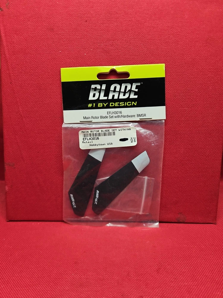 Vintage "Blade" Main Rotor Blade Set W Hardware =(BMSR) NEW Old Stock P#EFLH3016 Propeller