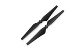 DJI Inspire 2 propeller blades, CW and CCW, pair of black plastic blades