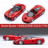 1:64 Street Buster Ferrari LaFerrari F150 LA Alloy-Top Collector Car Model Gift