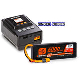 Spektrum SPMXBCB1 Powerstage Surface Bundle: 5000mAh 2S LiPo Battery IC3 S155 HH Battery
