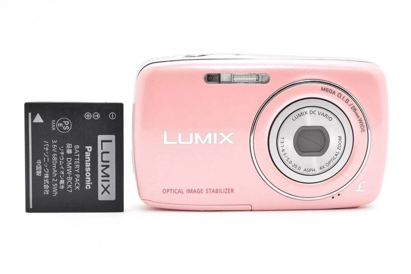Excellent Panasonic Panasonic LUMIX DMC-S1 Pink W0542#5110