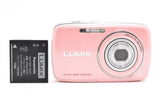 Excellent Panasonic Panasonic LUMIX DMC-S1 Pink W0542#5110