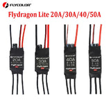 FLYCOLOR Flydragon Lite 20A/30A/40/50A 5V BEC 2-4S Brushless ESC for RC FPV