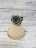 Swatch Watch ~ Blue Disc Model GK113. New Battery ! Vintage 1988 Battery