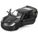 1:36 Chevrolet Corvette C7 Alloy Diecast Car Model - Pull-Back Toy Vehicle Gift
