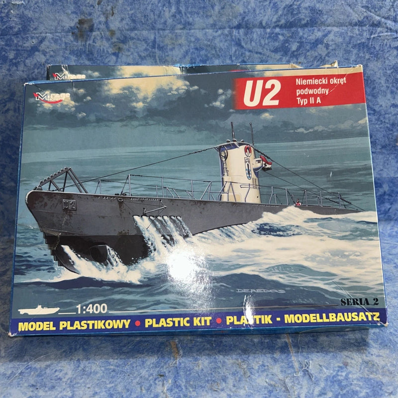 Plastic model kit box for U2 Type IIA aircraft, scale 1:400, series 2