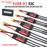 SURPASS HOBBY 60A 80A 100A ESC For RC Airplane Aircraft Speed Controller