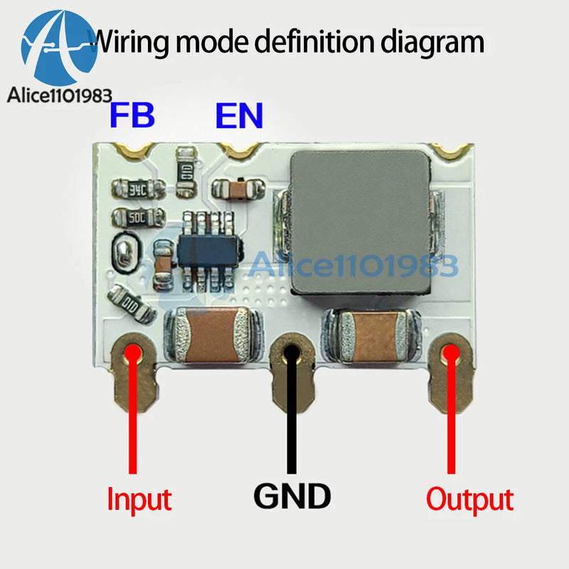 DC 4.5-16V to 3.3V/5V 4A Step Down Power Module Voltage Buck Converter