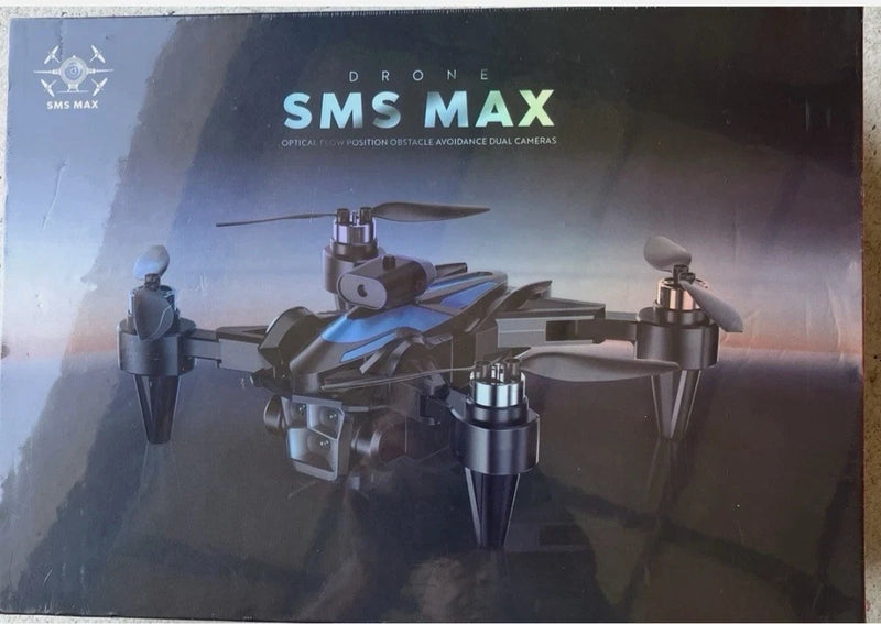 SMS MAX quadcopter drone with obstacle avoidance, black, four rotors