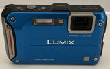Panasonic LUMIX DMC-TS4 Digital Camera Blue - Parts only no Battery Not Tested?