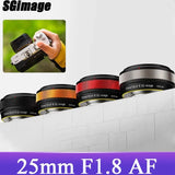 SGimage AF 25mm F1.8 APS-C Camera Lens Standard Auto Focus For Sony E Fujifilm X