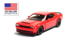 DODGE CHALLENGER SRT DEMON MUSCLE CAR ~1/36 RED DIECAST MODEL RARE VEHICLE GIFT