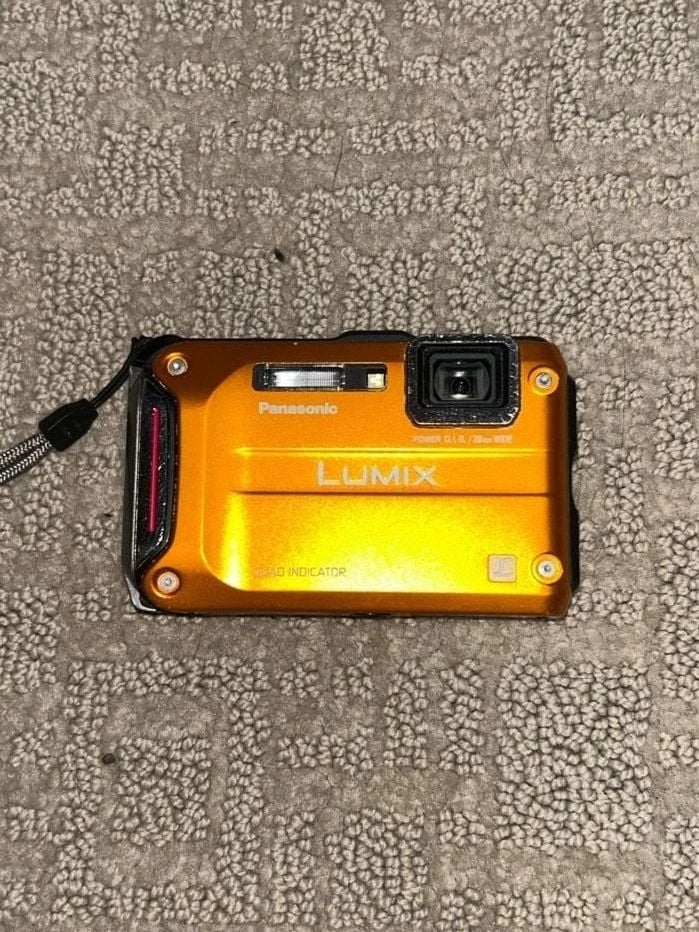 Panasonic LUMIX DMC-TS4 Waterproof Tough Digital Camera - Orange