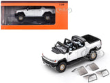 2022 GMC HUMMER EV PICKUP TRUCK WHITE 1/64 DIECAST MODEL CAR BY GCD KS-038-217