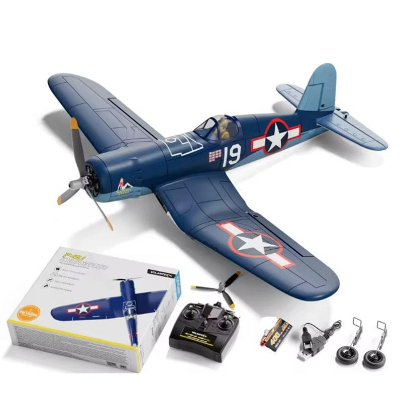 US 2.4G Volantex F4U Corsair RC Plane With Brushless Motor 4CH 500MM Fixed Wing